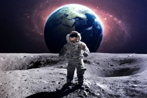fly to the moon
