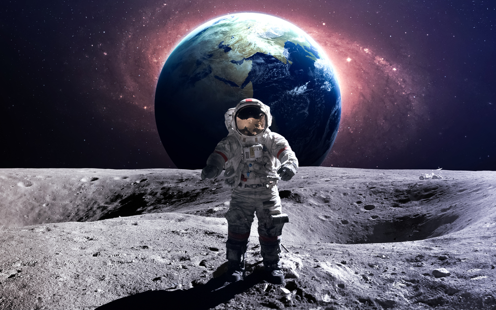 fly to the moon