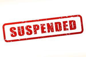 suspended withdrawals