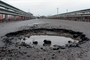 TheMerkle Self-repairing asphalt pothole