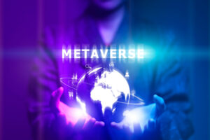 Metaverse Virtual Technology. Worldwide Business. Megatrends on Internet for Telecommunication, Finance, and Internet of Things