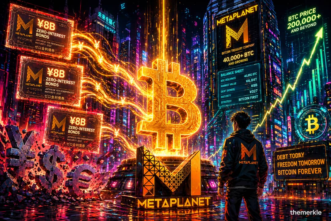Metaplanet In Major Treasury Move Issues 8 Billion Yen Zero Interest Bonds For More Bitcoin