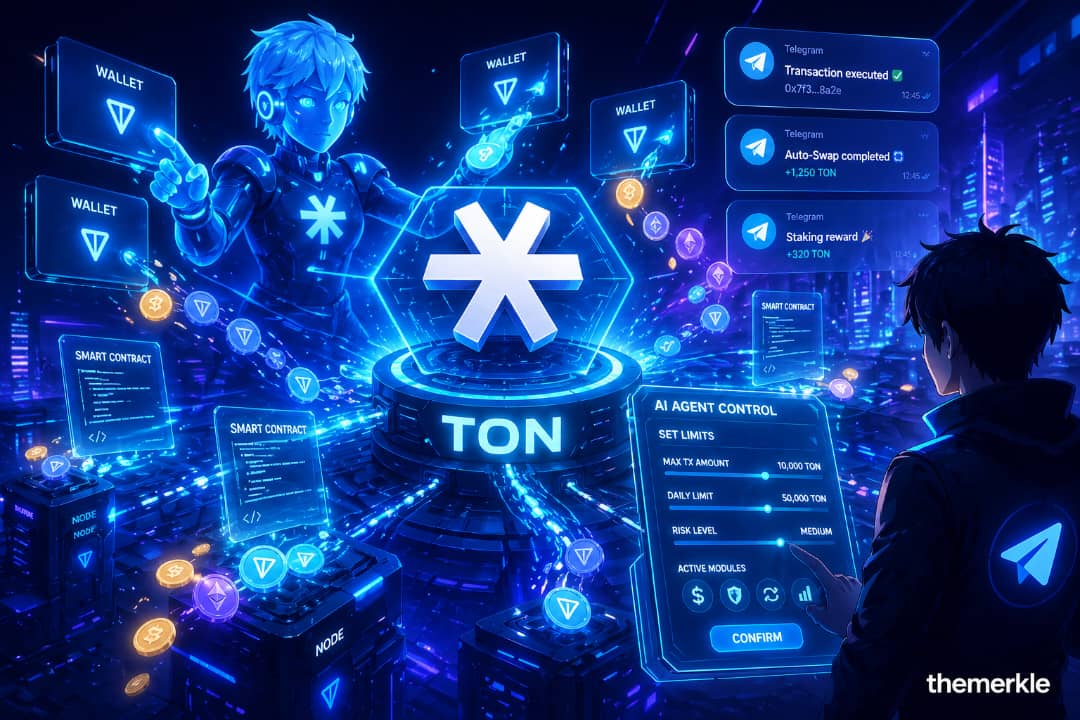 TON Partners with Agentic Wallets to Allow AI Agents that Execute Transactions Independently and Change the Way You Interact on-chain