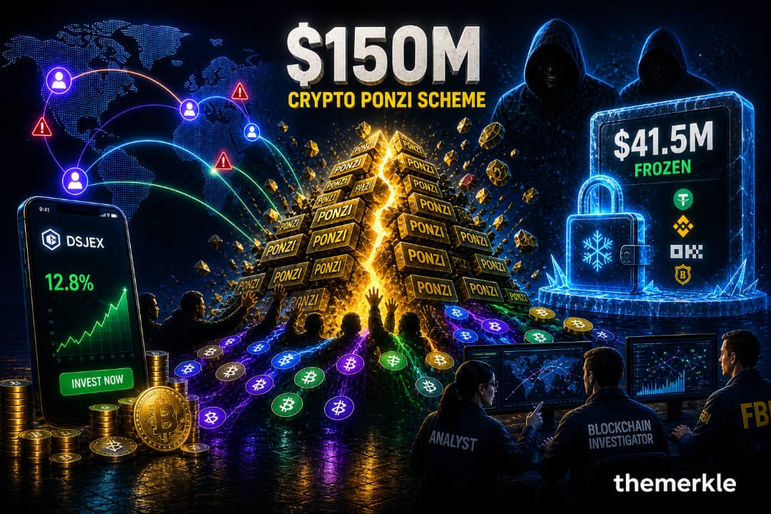 $150M Crypto Ponzi Scheme Crumbles, Forming Global Fraud Network As Investigators Freeze $41.5M