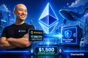 F2Pool Co-Founder Chun Wang Withdraws $29M in ETH From Binance
