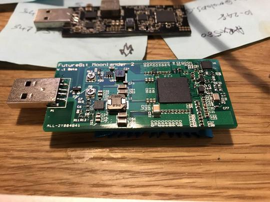 TheMerkle FutureBit MoonLander 2 USB Scrypt miner